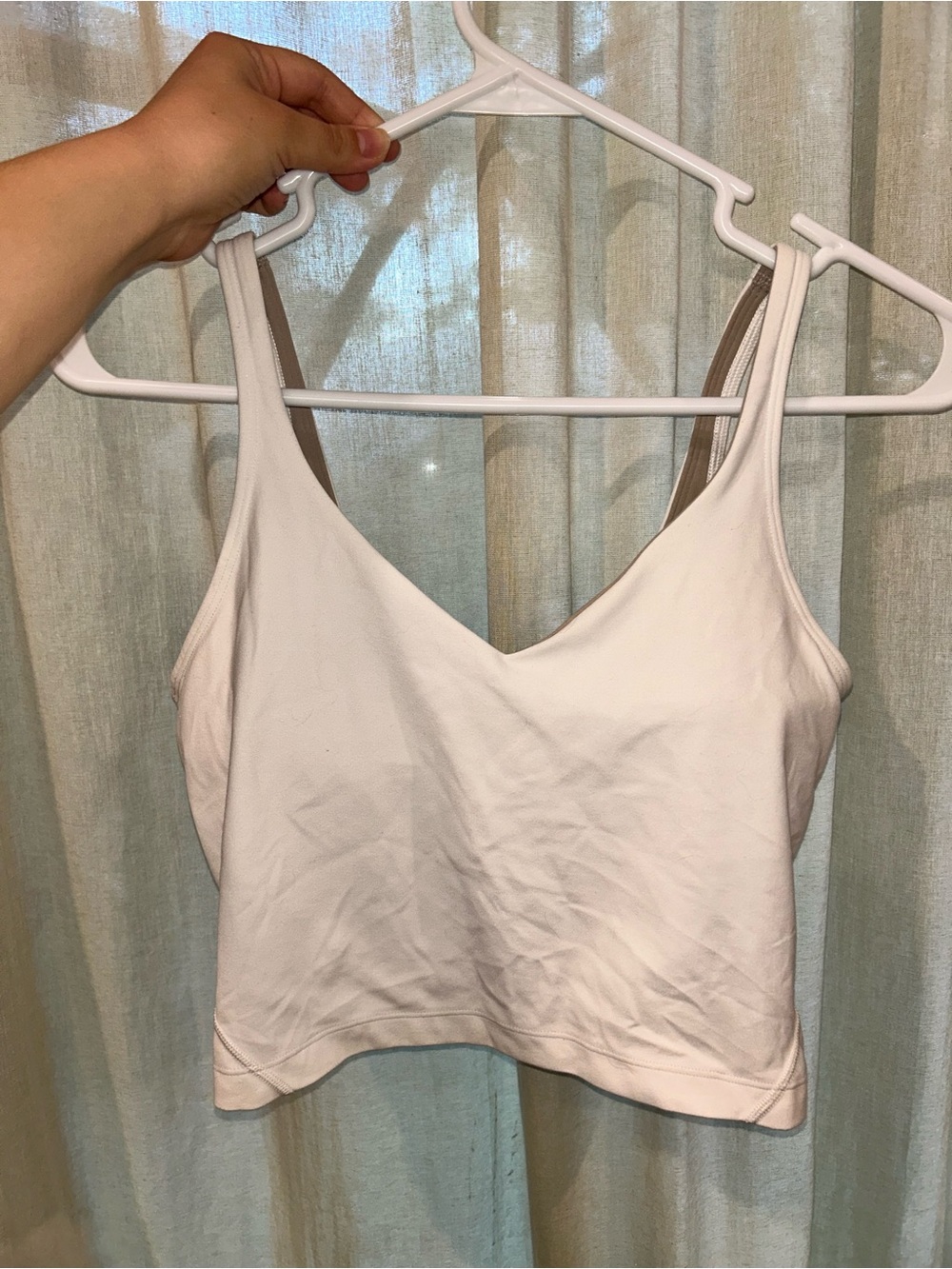 lululemon athletica align tank in white, size 8/medium